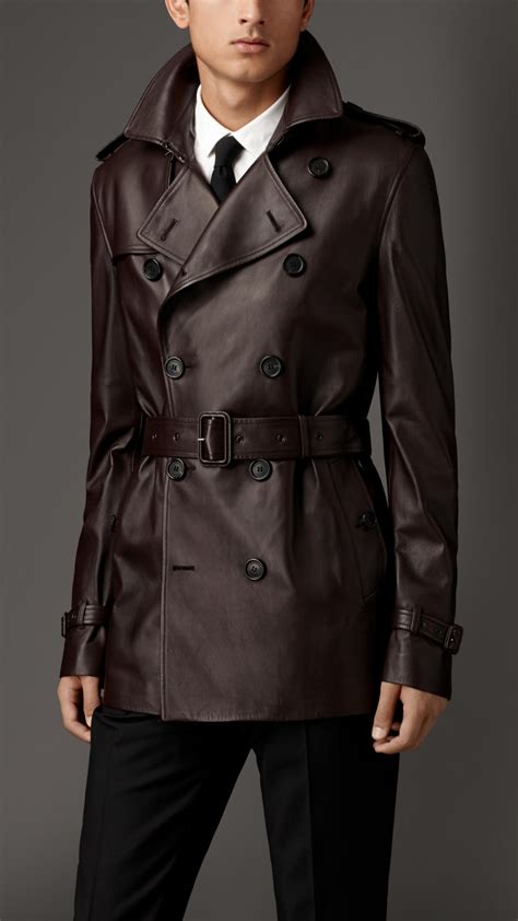 burberry trench coat mens brown|used Burberry trench coat men.